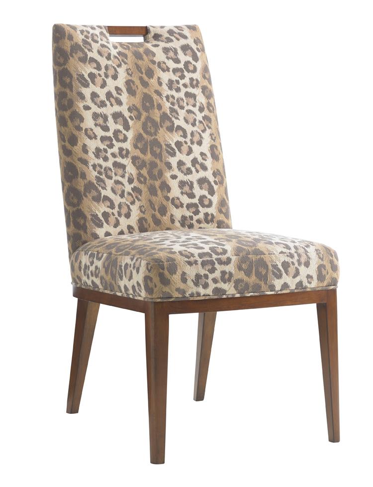 Tommy Bahama Home Island Fusion 556 884 Coles Bay Customizable Side Chair Baer s Furniture Chair Dining Side Chairs